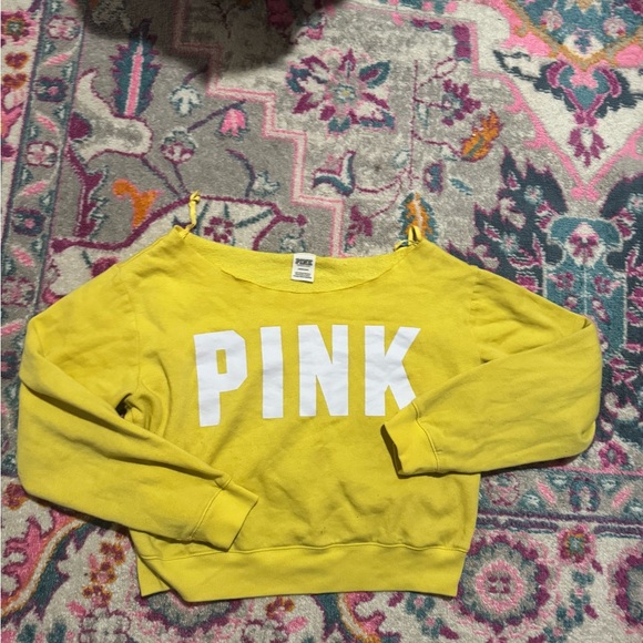 PINK Victoria's Secret Bright Yellow Top - Picture 2 of 5